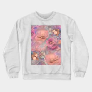 Rose - picture of baroque roses for gift inspiration Crewneck Sweatshirt